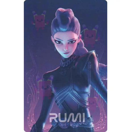 KPop Demon Hunters - Rumi Official HUNTRIX Light Stick MD Hologram Photocard