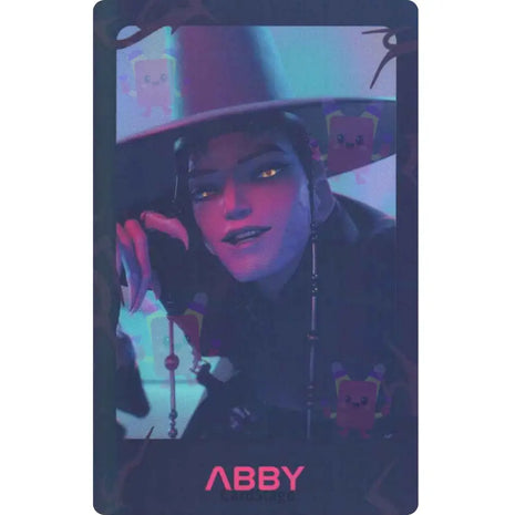 KPop Demon Hunters - Abby Official SAJA BOYS Light Stick MD Hologram Photocard