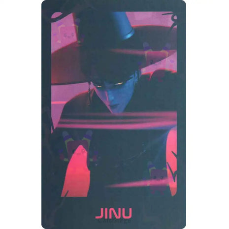 KPop Demon Hunters - Jinu Official SAJA BOYS Light Stick MD Hologram Photocard