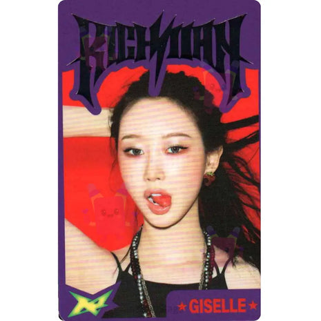 aespa - Giselle Trading Card A2 Ver. Rich Man Limited MD