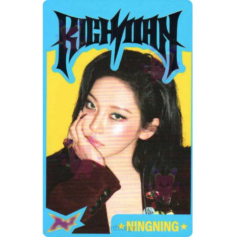 aespa - Ningning Trading Card A2 Ver. Rich Man Limited MD