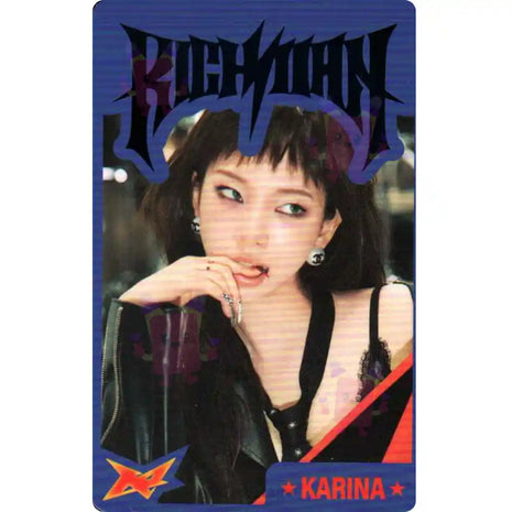 aespa - Karina Trading Card B2 Ver. Rich Man Limited MD Photocard