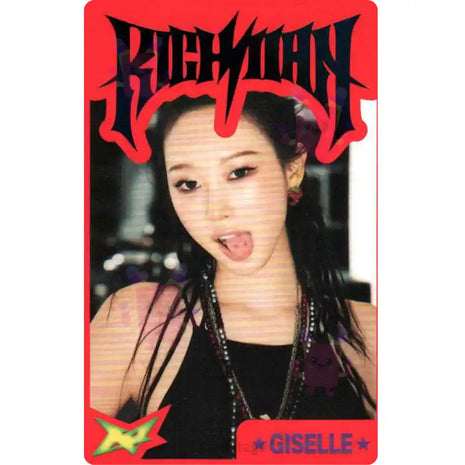 aespa - Giselle Trading Card B2 Ver. Rich Man Limited MD Photocard