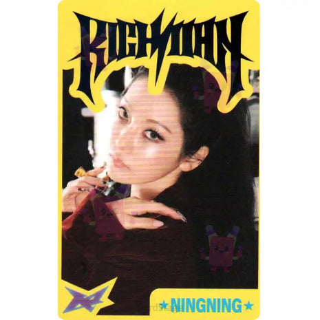 aespa - Ningning Trading Card B2 Ver. Rich Man Limited MD Photocard