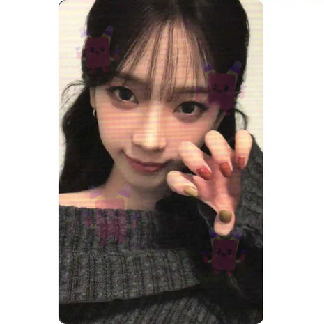 aespa - Karina Fortune Scratch Card Set PARALLEL LINE ENCORE MD Photocard